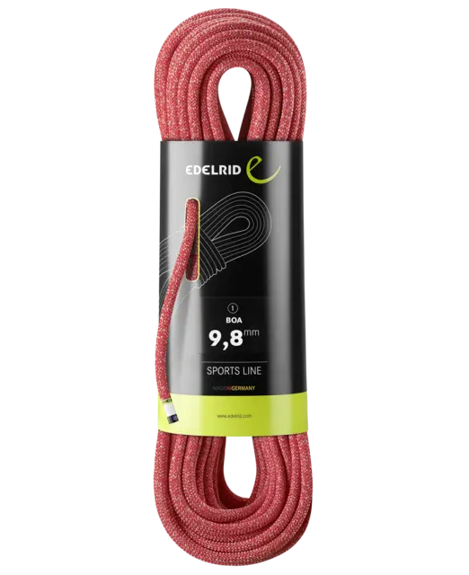 Edelrid - Eagle Lite Protect Pro Dry 9,5 mm - Single rope - Neon Pink /  Neon Green | 30 m