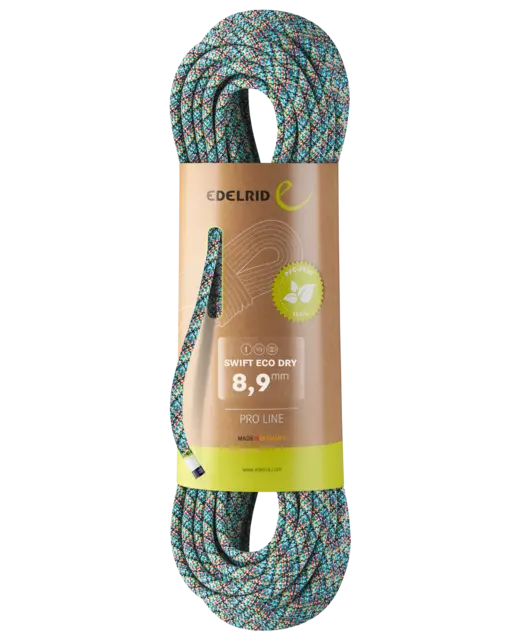 The internal construction of a modern synthetic rope. © Edelrid GmbH.