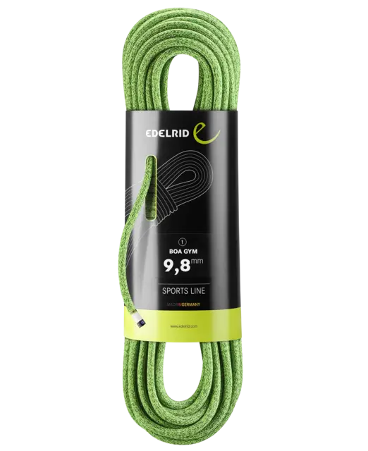 Edelrid Kinglet 9.2 corde d'escalade avec motif canne en bonbon 50M