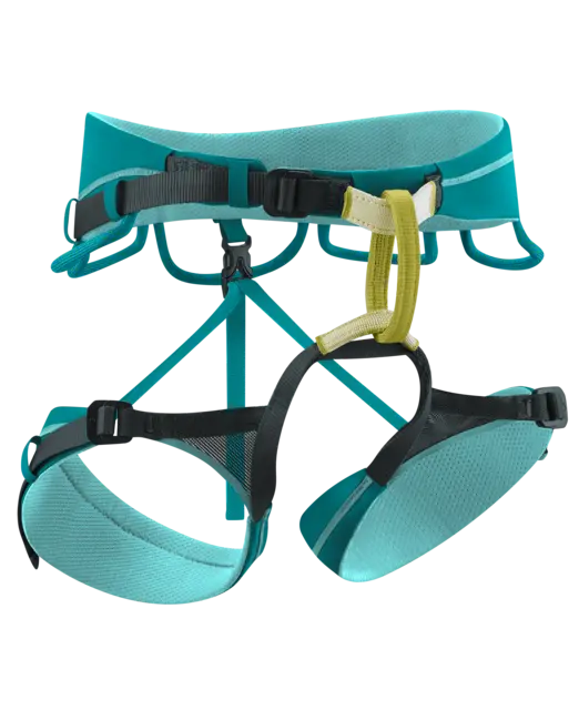 Climbing harnesses for women, men and children