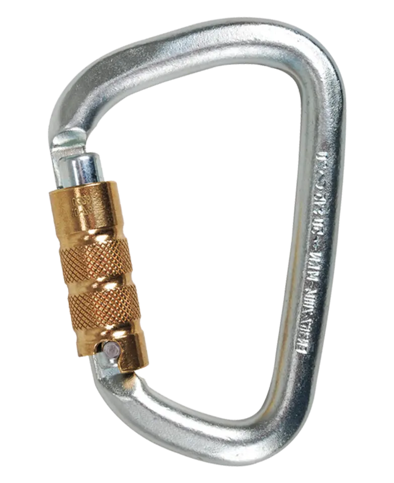 Which types of carabiners are used for climbing?