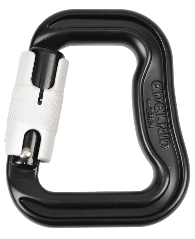 Which types of carabiners are used for climbing?