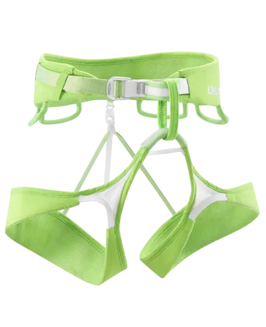 Climbing harnesses for women, men and children