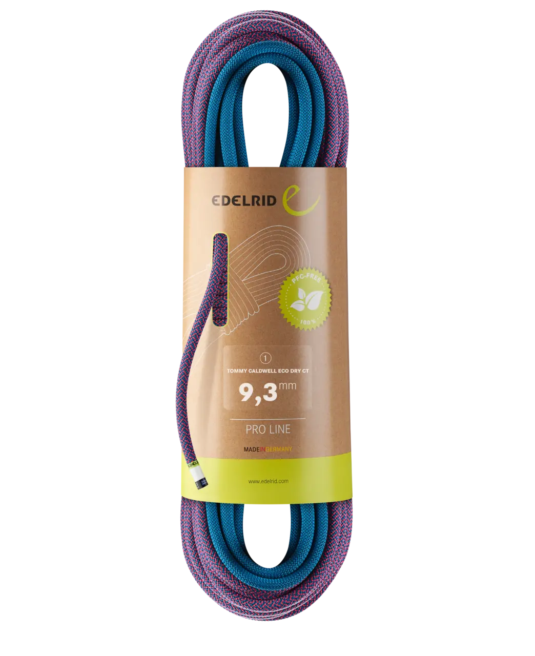 Bisexual climbing rope 70m 9.3mm