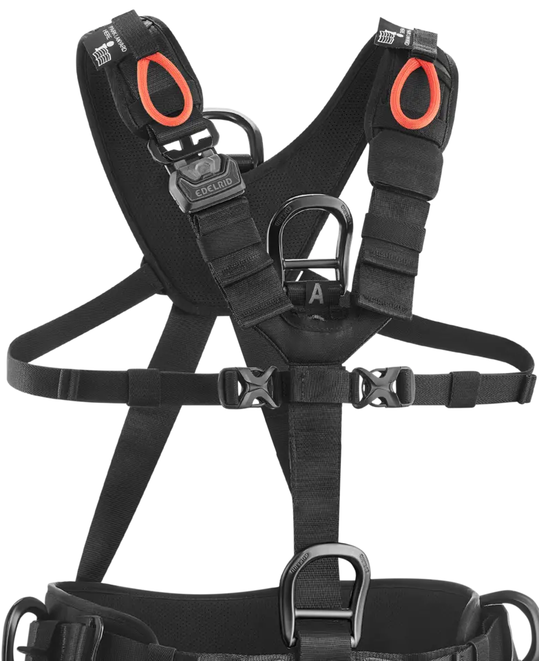 VERTIC TRIPLE LOCK BLACK, full body harness