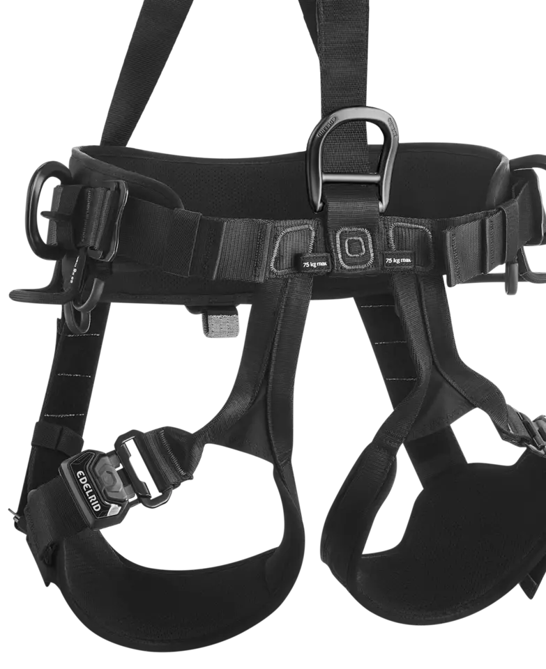 VERTIC TRIPLE LOCK BLACK | full body harness | EDELRID