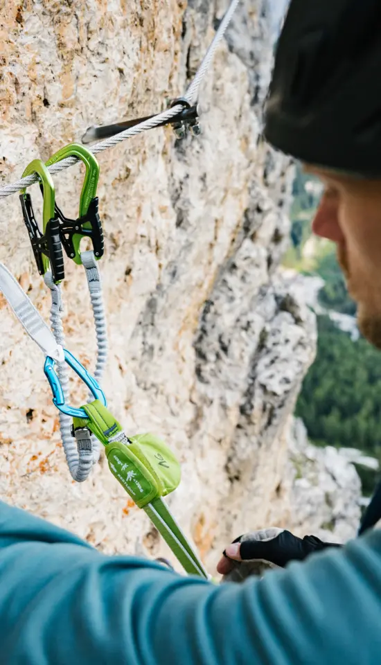 ▷ Set vía ferrata Edelrid Cable Kit VI, sostenible ♻️