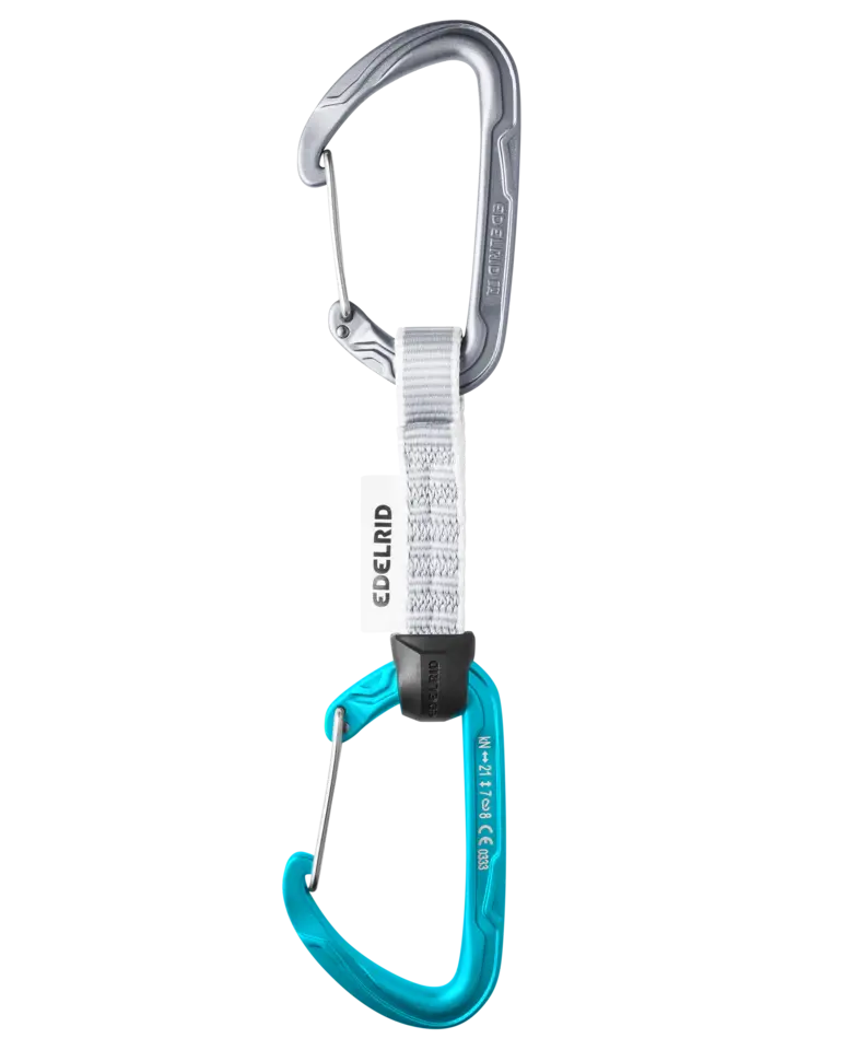 $41.690 - Cinta Express Completa de Escalada Pure Wire Edelrid Icemint 10cm  - Edelrid - BOMBEROMANIA