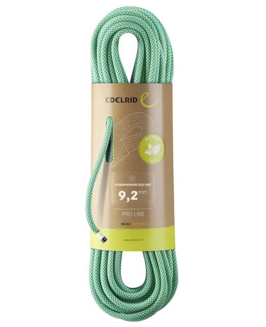 Edelrid Kinglet 9.2 corde d'escalade avec motif canne en bonbon 50M